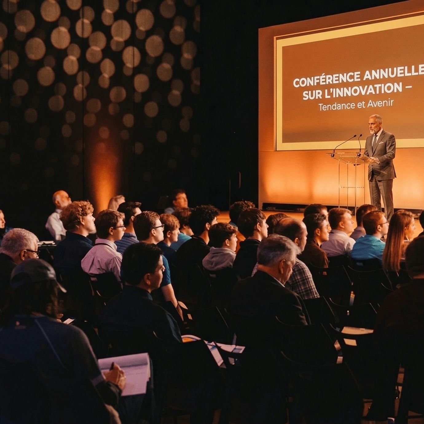 Conférence en auditorium sonorisée par R'Key Prod