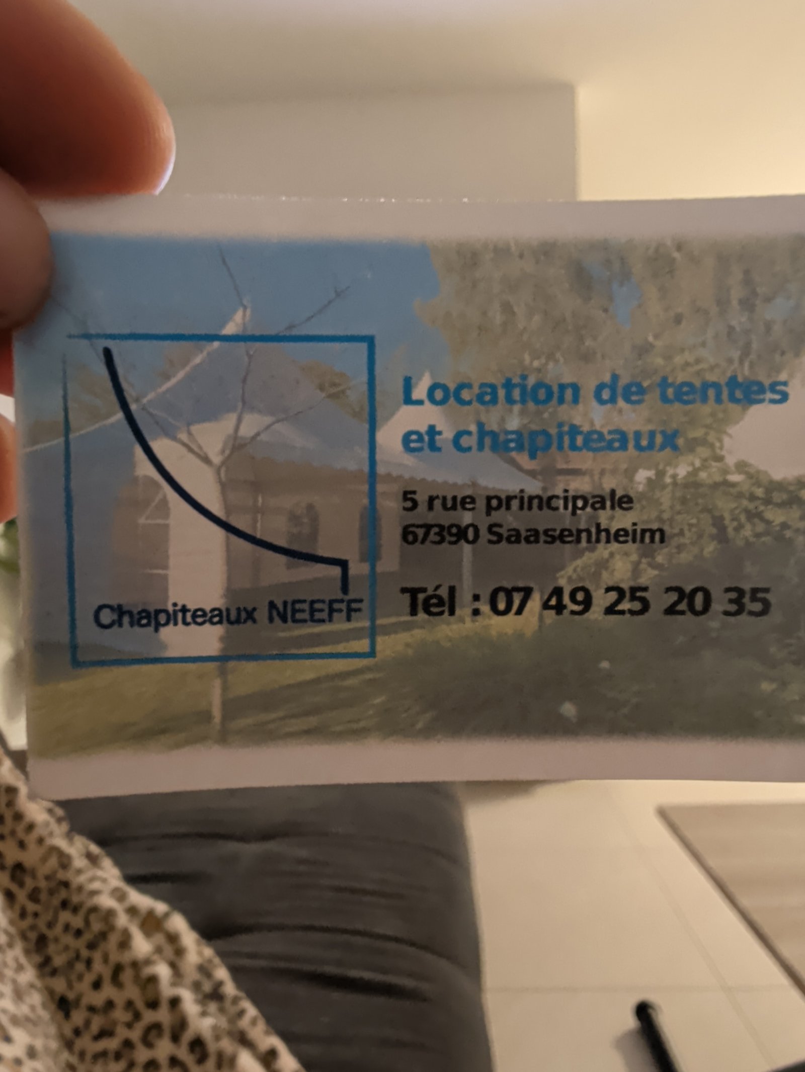 Photo ou logo de Chapiteaux NEEFF